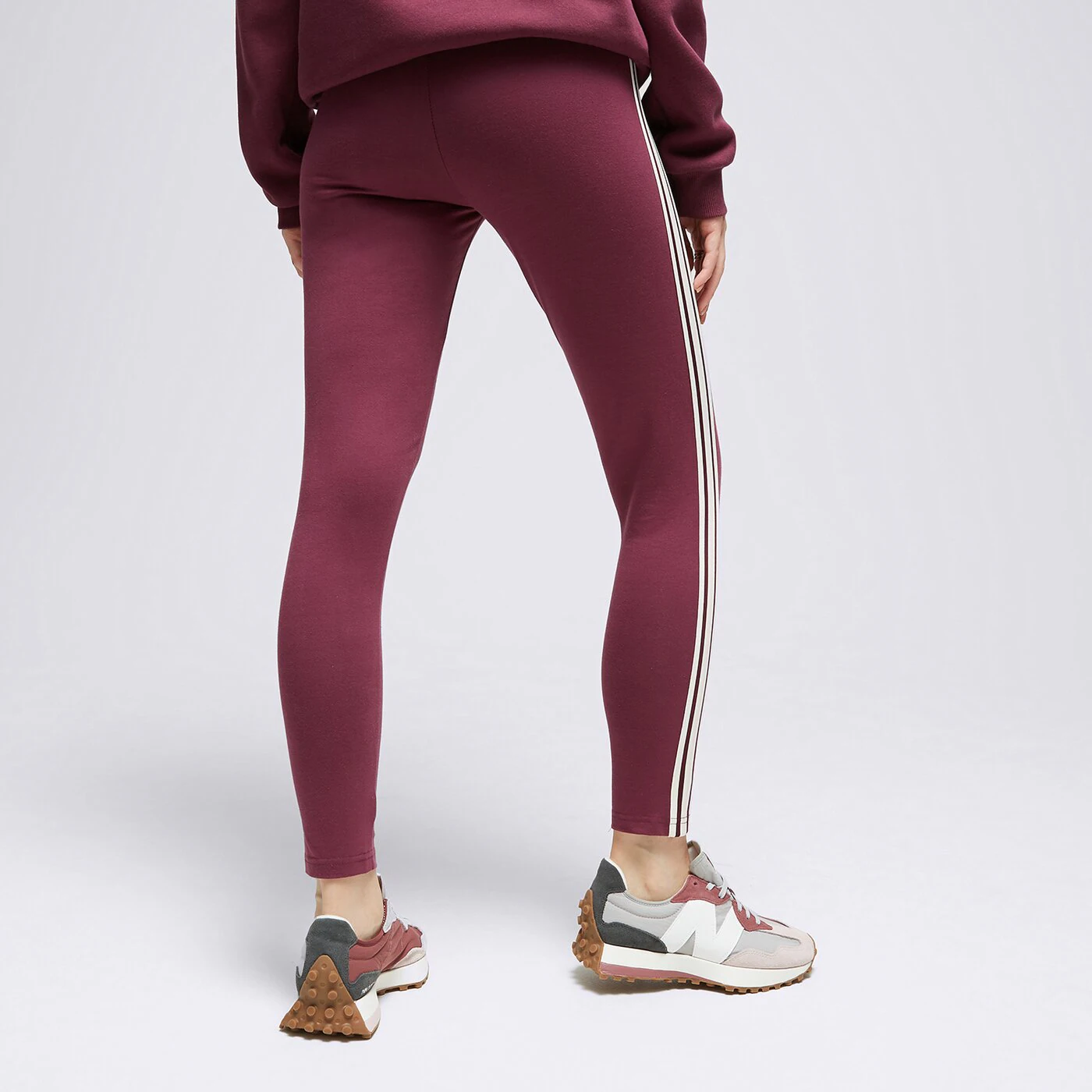 FILA LEGGINGS STRIPE LEGGNG BRG/PK Dunkelrot