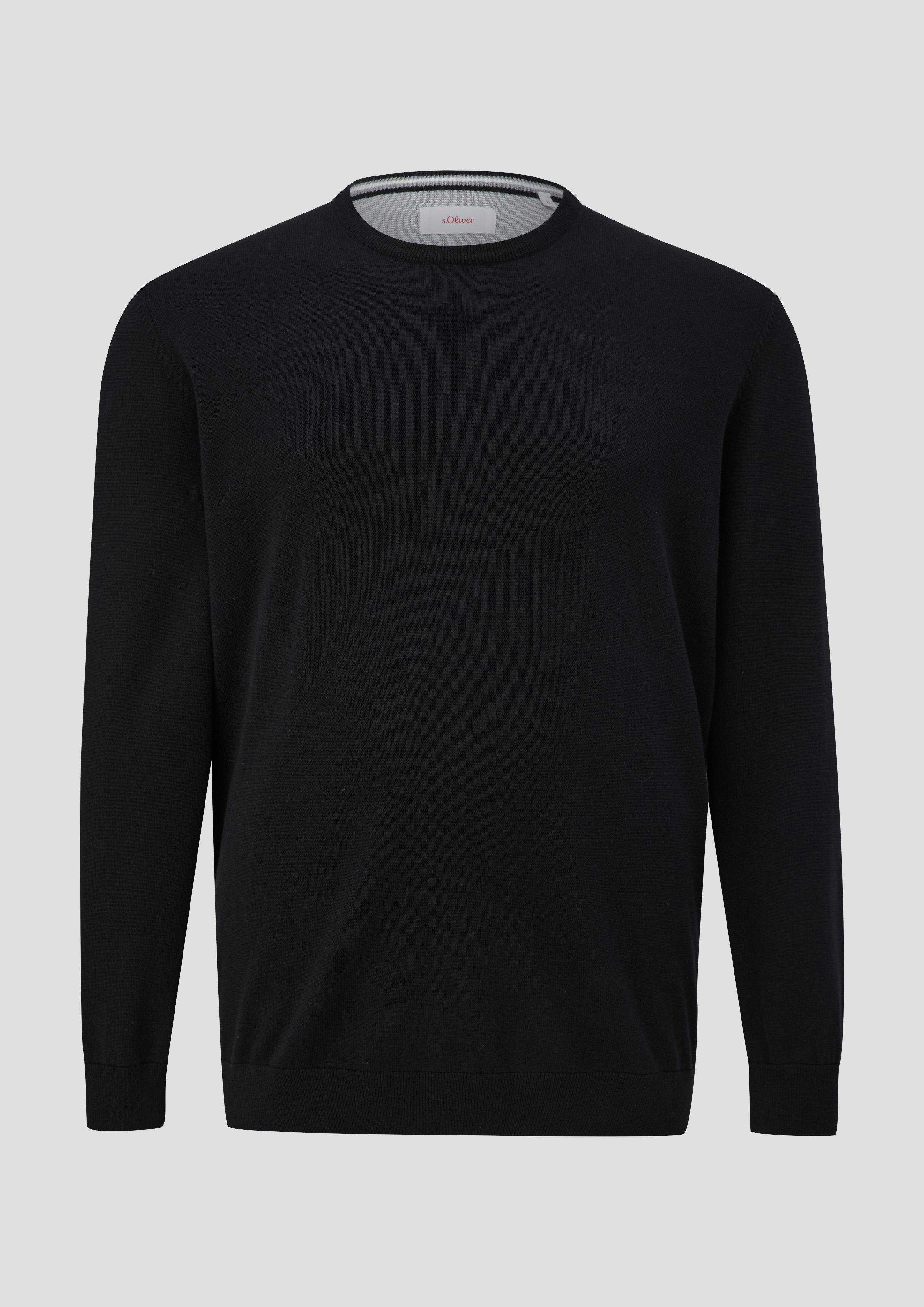 Strickpullover mit Logo-Stickerei  2148210-9999