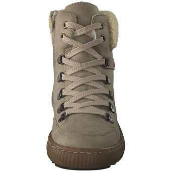 Rieker Schnür Boots in beige