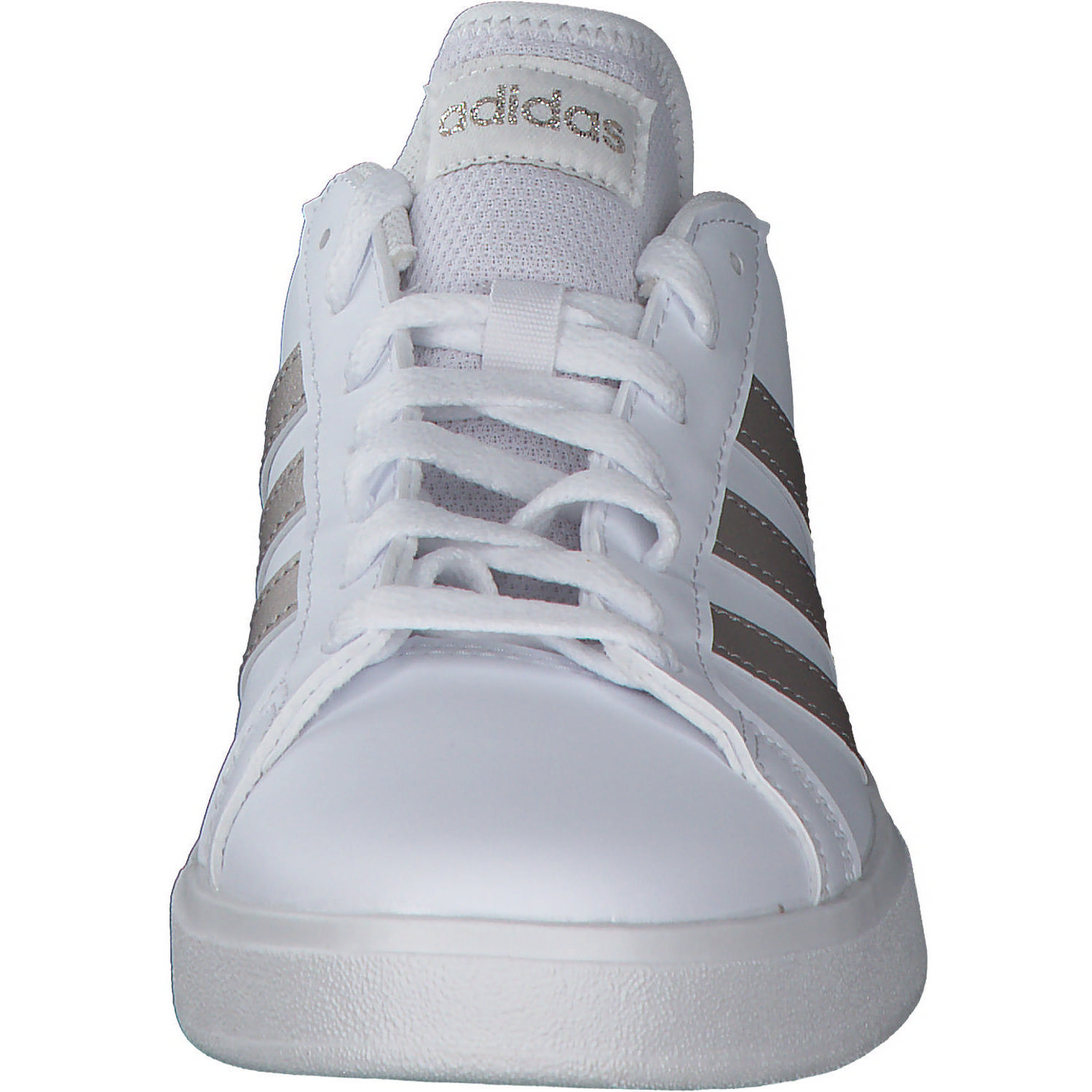 Adidas Core Grand Court Base 2 W, Sneakers Low, Damen, weiß / gold