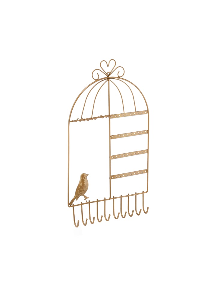 relaxdays Schmuckhalter in Gold - (B)25,5x (H)44,5 x (T)4,5 cm günstig kaufen onesize