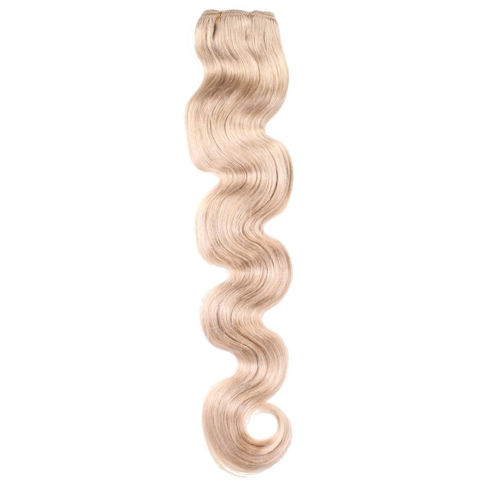 hair2heart Extensions Tissage cheveux naturels #20 Blond cendré 100g extensions