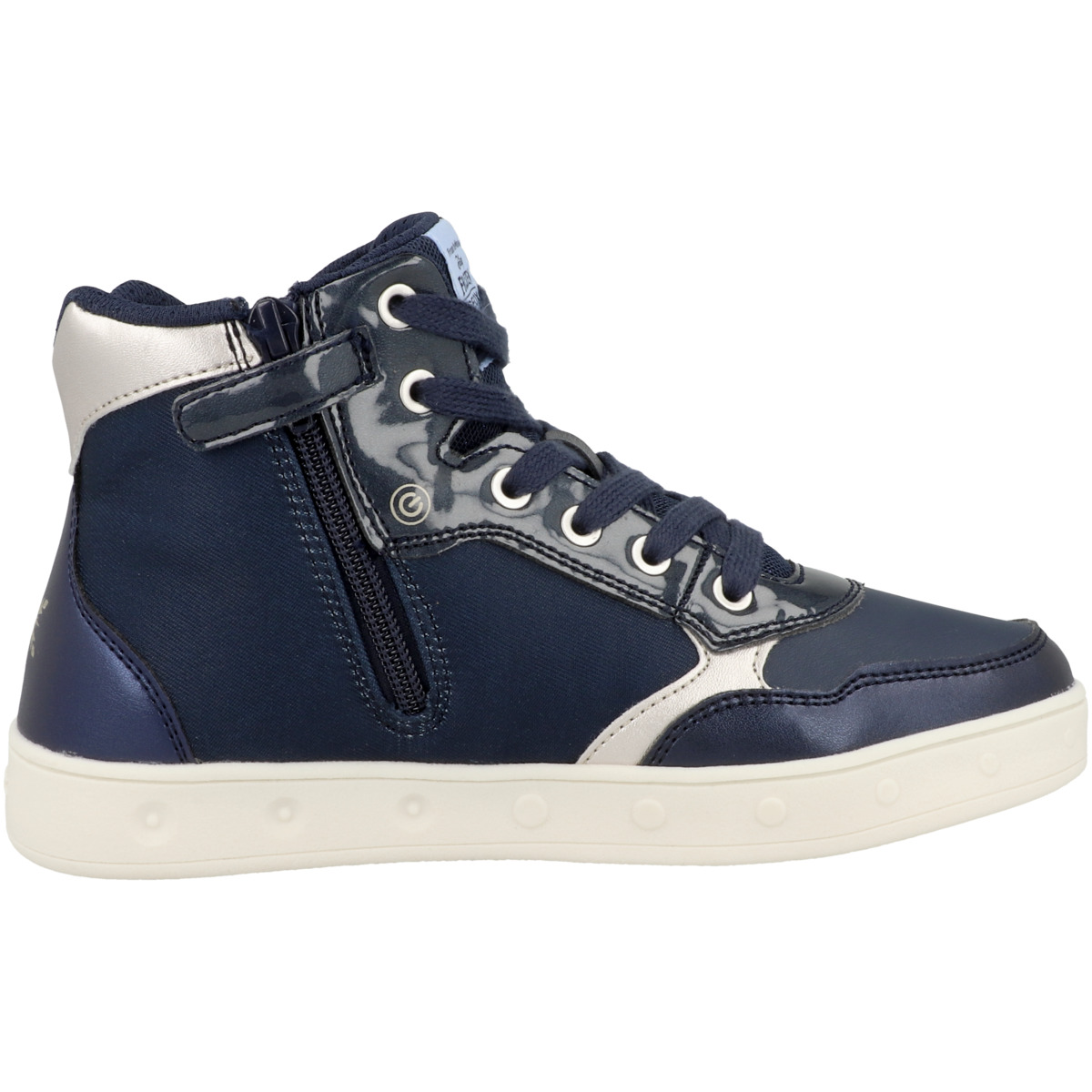 Geox J Skylin G. E Sneaker mid blau