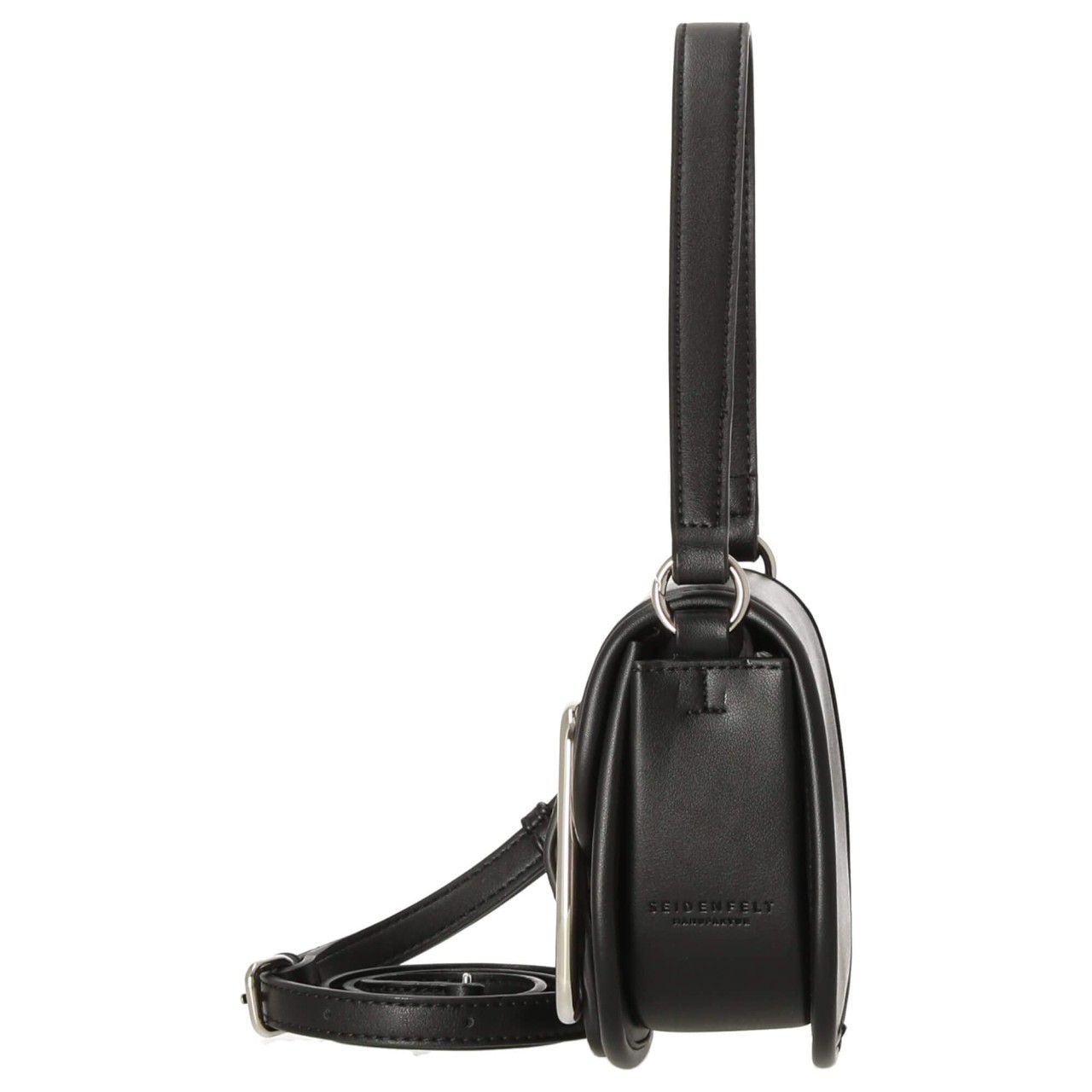 SEIDENFELT Handtaschen schwarz SADDLE