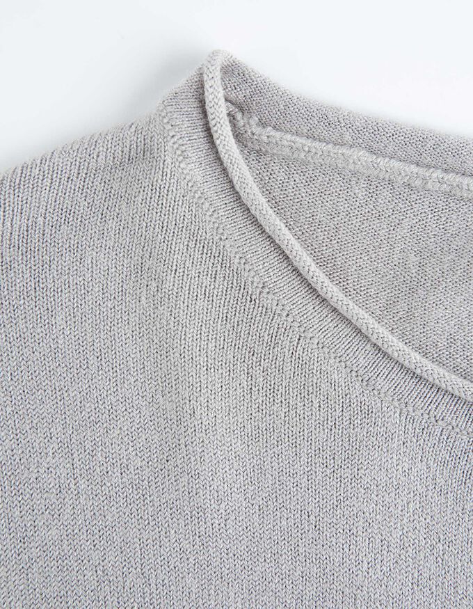 Strickpullover - Gerollte Abschlüsse
