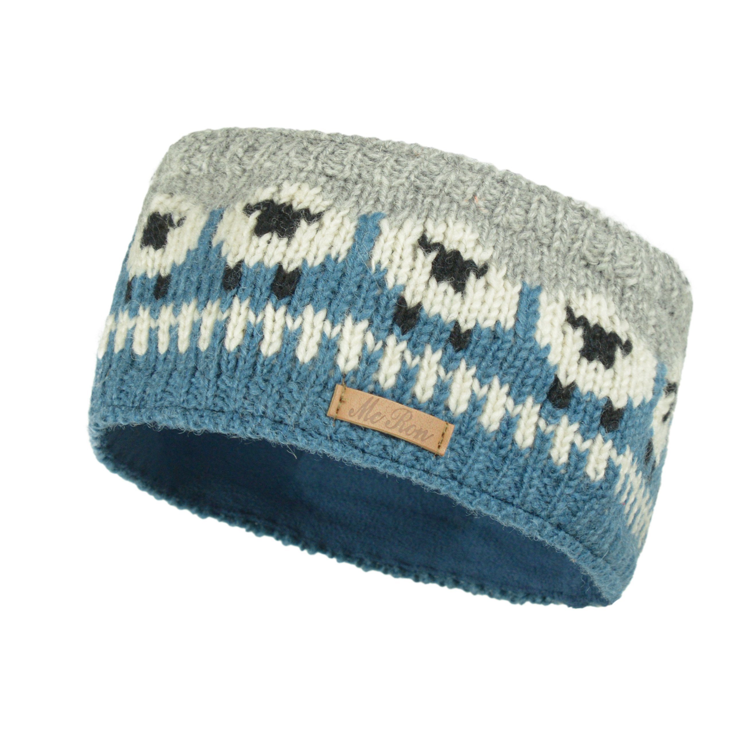 McRon Stirnband Gestricktes Stirnband im Schaf-Design 