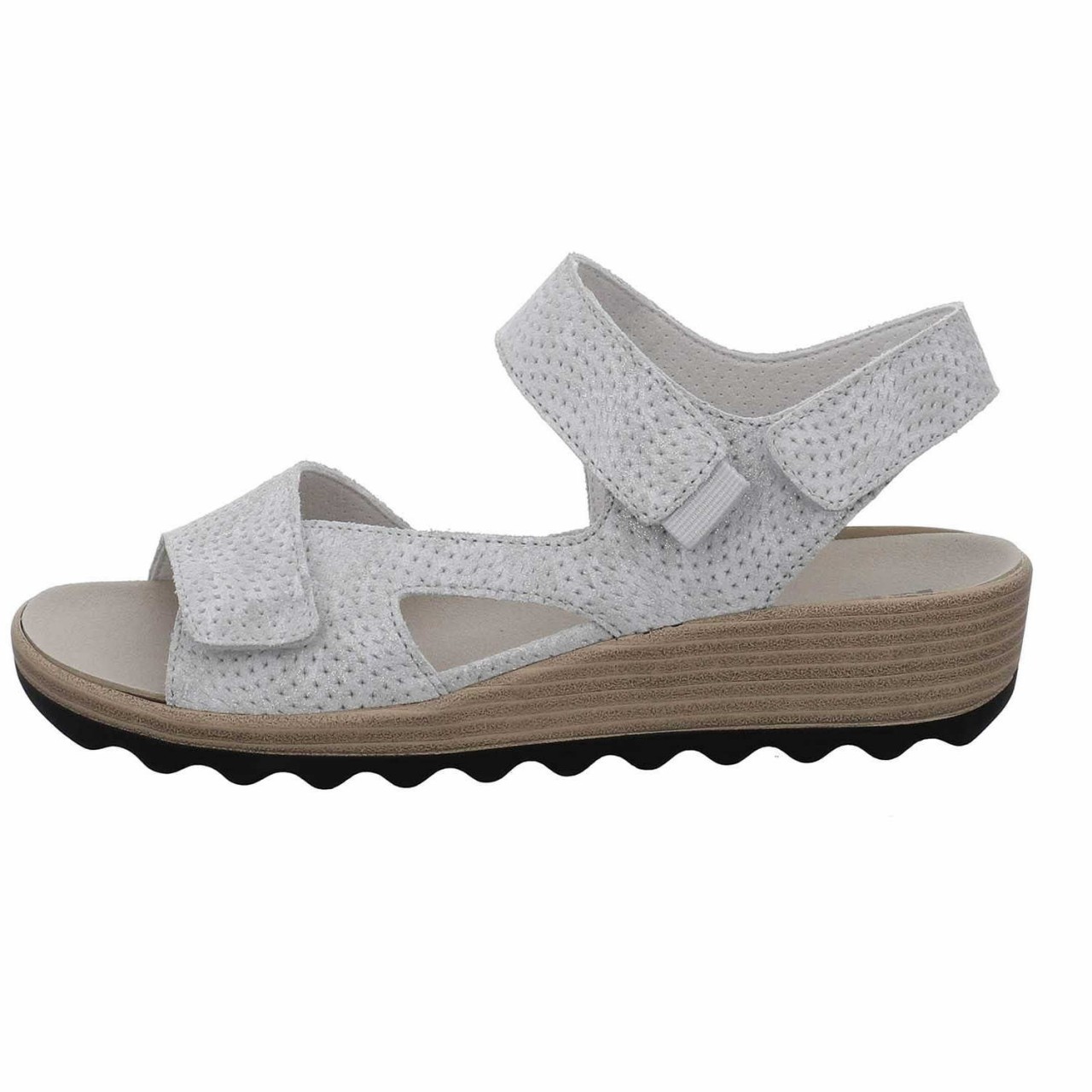 WESTLAND Keilsandalen beige