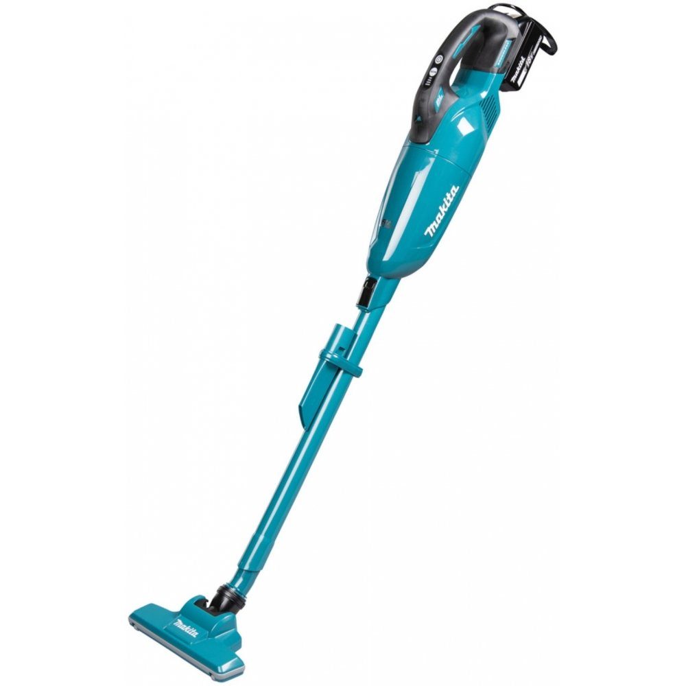 Makita Akku-Stielstaubsauger DCL284FZ solo - Akku-Stielstaubsauger - blau/schwarz, beutellos