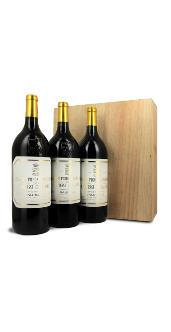 Bordeaux Caisse panachée Pichon Comtesse 3 magnums Château Pichon Comtesse (1995/1996/2005)