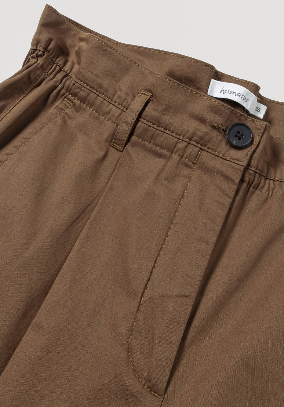 Paperbag-Hose aus Bio-Baumwolle