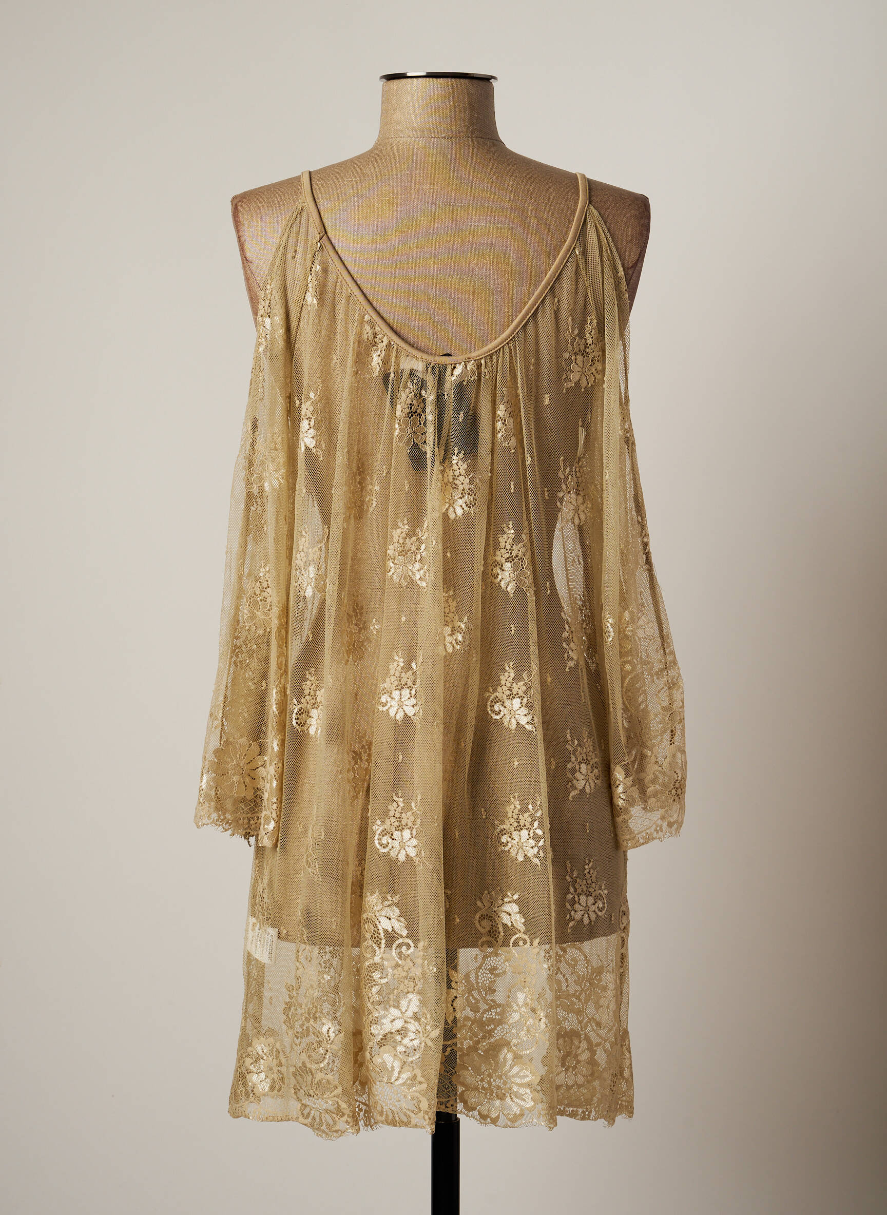 Lauren Vidal Tuniquemanchelongue Femme couleur beige