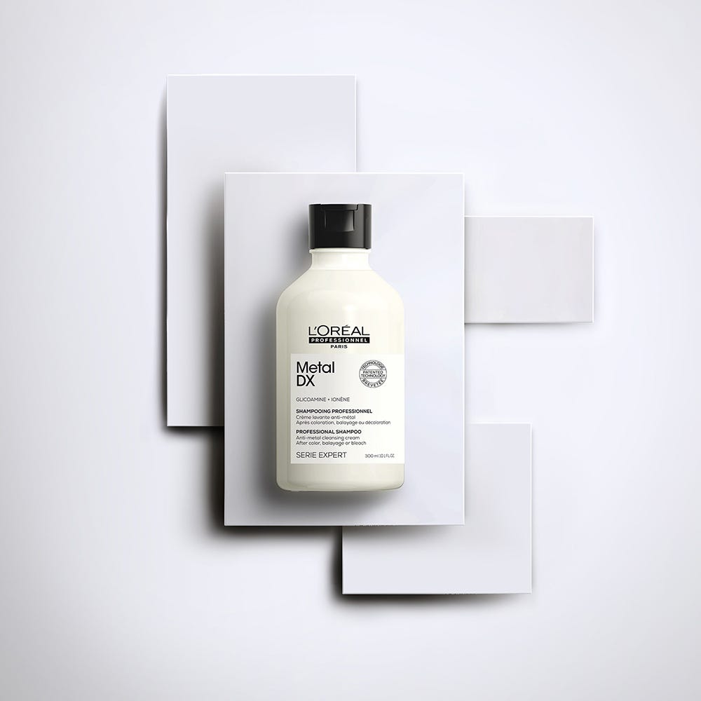 L'Oréal Professionnel Paris Serie Expert Metal DX Shampoo für coloriertes und geschädigtes Haar, langanhaltende Farben & Glanz 300 ml