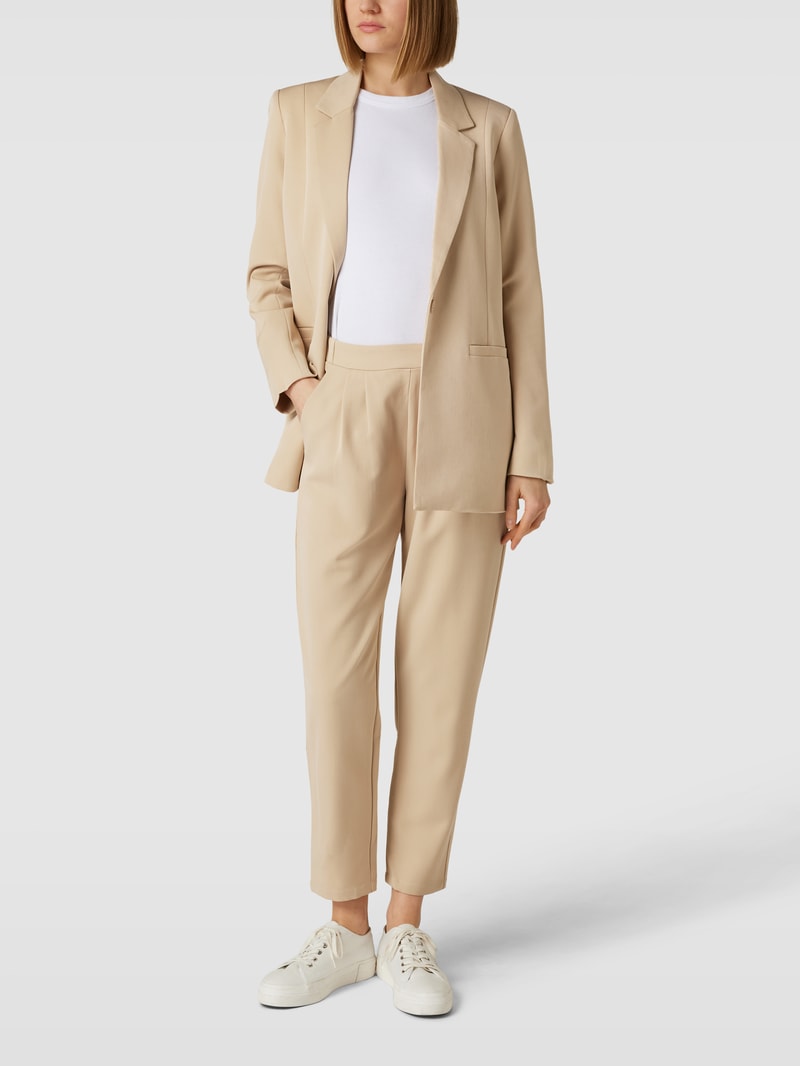 Hose mit seitlichen Eingrifftaschen Modell 'SOFJA' in beige