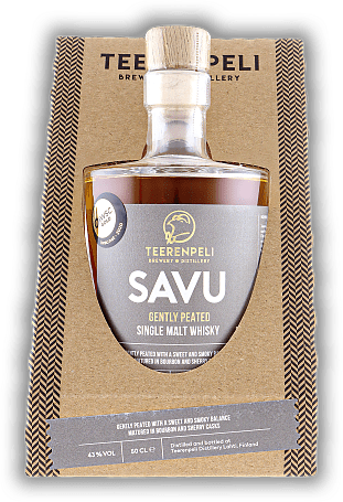 Teerenpeli Savu Peated Single Malt Whisky Teerenpeli Savu Peated Single Malt Whisky Single Malt von Finnlands erster Whisky-Destillerie. Alter 3 J. - 0,5	 Liter - Vol 43%