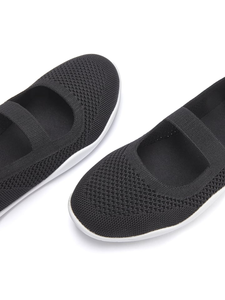 LASCANA Sneaker Ballerinas in schwarz günstig kaufen