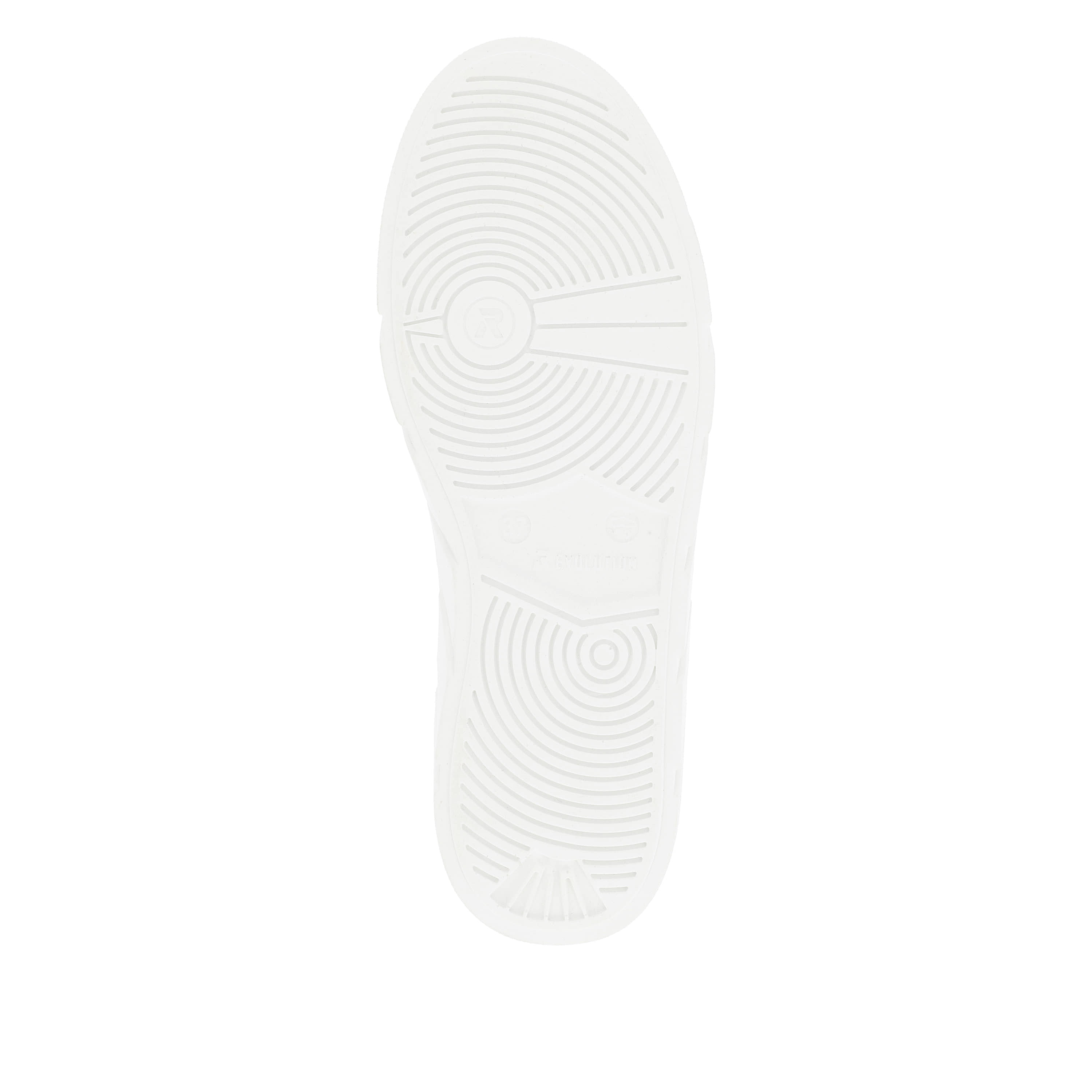 Rieker Damen Sneaker Low clear white