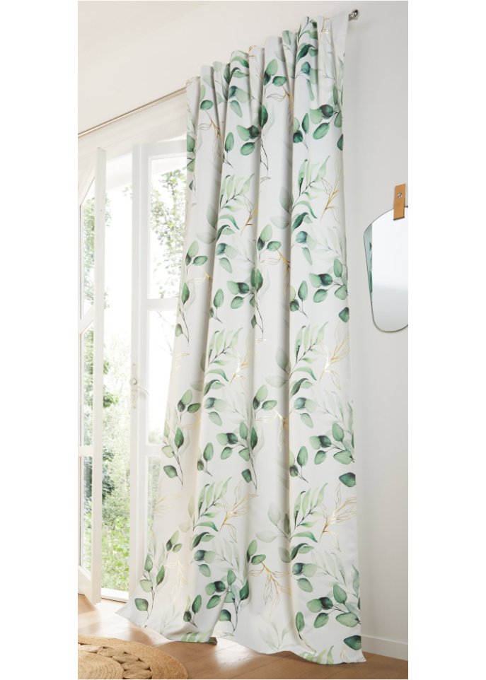Verdunkelungsvorhang mit recyceltem Polyester (1er Pack)