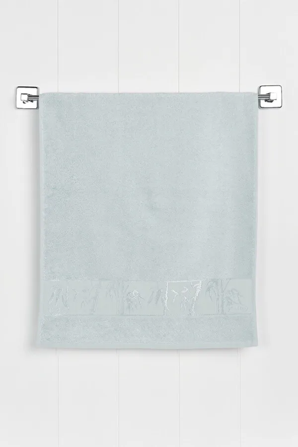 FAVORA  Nurpak Bambus-Gesichtshandtuch 50 x 90 – Wassergrün