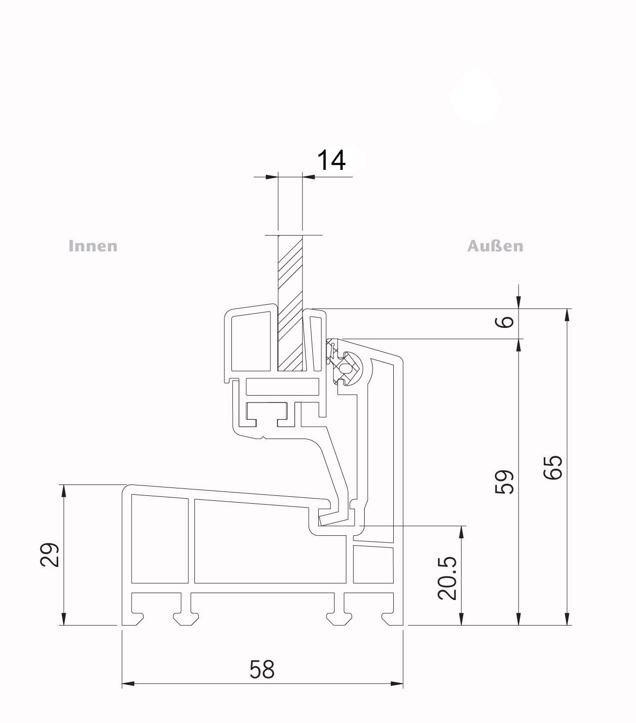 ACO Severin Ahlmann GmbH & Co. KG Kellerfenster ACO 100x60cm Nebenraumfenster Isofenster + Schutzgitter Kellerfenster Fenster weiß, inkl. Schutzgitter mit einfacher Montage