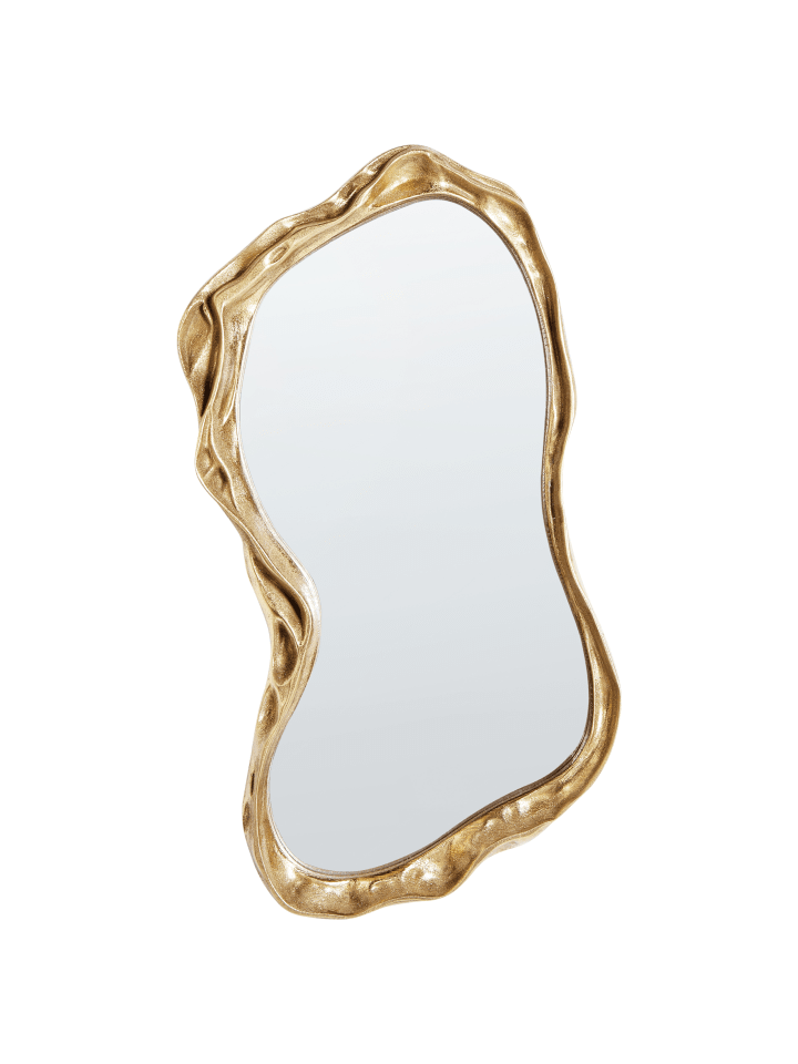 Beliani Wandspiegel SERY in Gold - (W) 38 x (H) 75 x (L) 6 cm günstig kaufen onesize