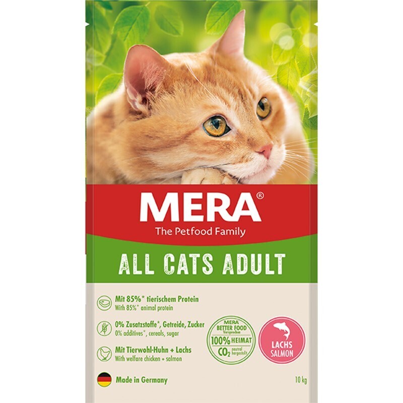 MERA Trockenfutter MERA Cats For All Adult Lachs 10 kg