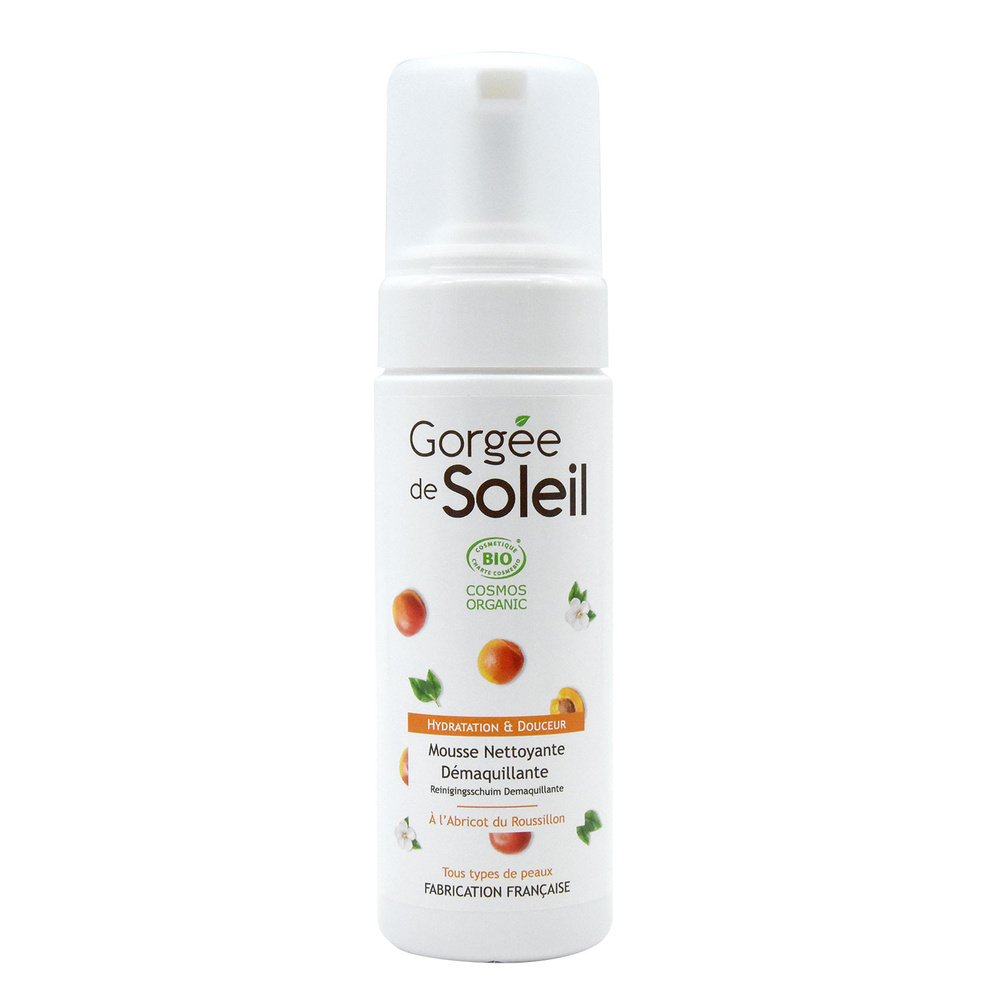 gorgée de soleil Mousse nettoyante démaquillante Démaquillant