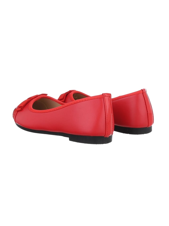 Ital-Design Ballerina in Rot günstig kaufen