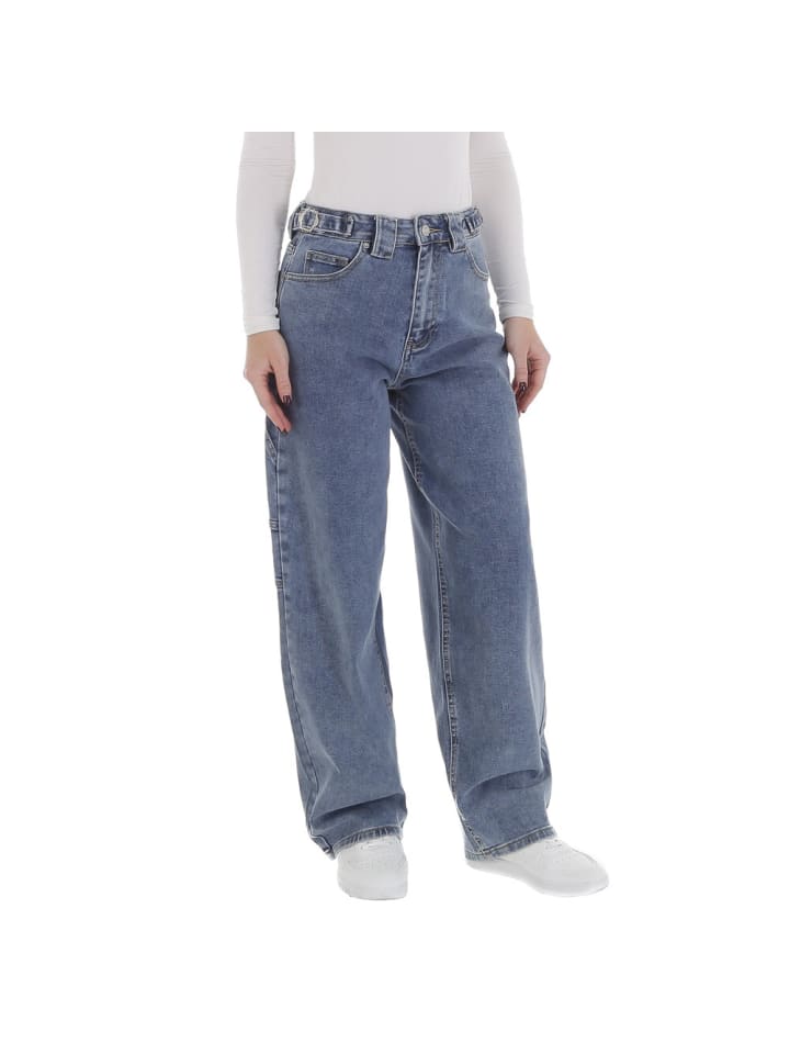 Ital-Design Jeans in Blau günstig kaufen