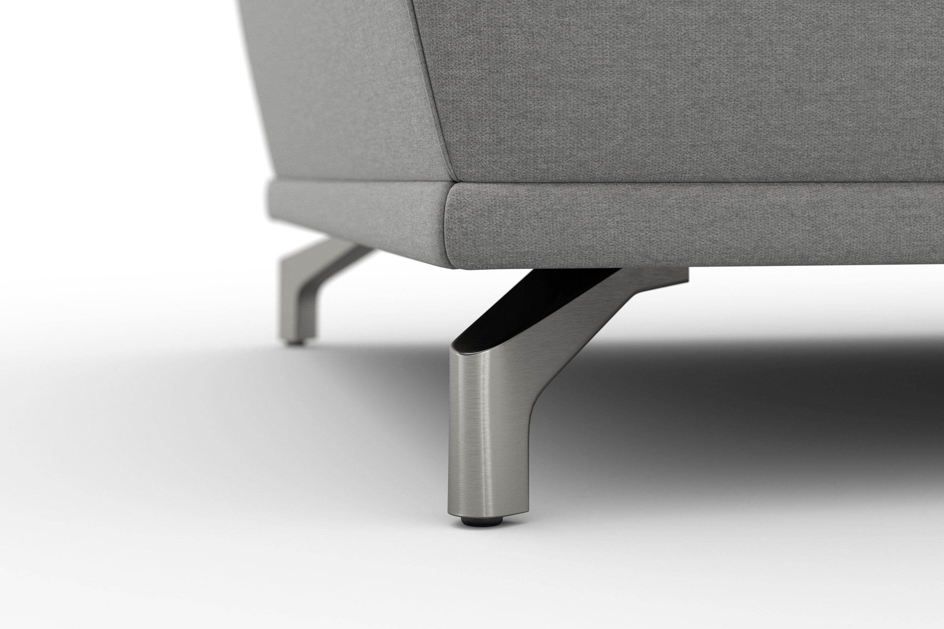 sit&more Ecksofa Cabrio, mit Sitztiefen- und Armteilverstellung sowie Federkern, 2 Nierenkissen