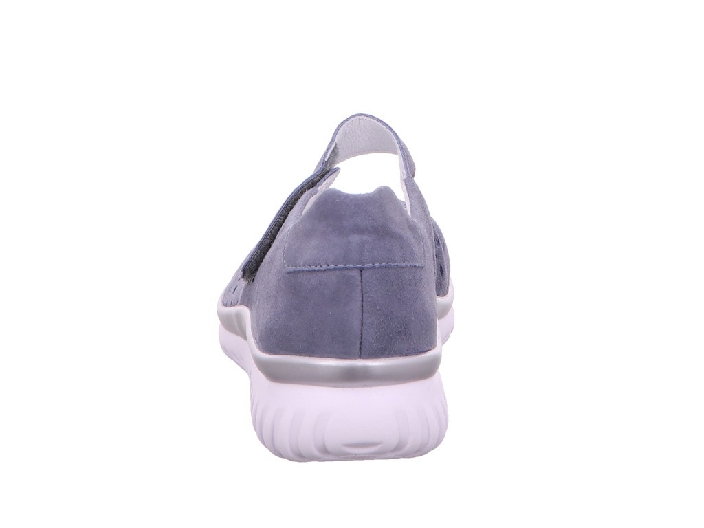 SEMLER Sportliche Slipper blau SAMT-CHEVRO
