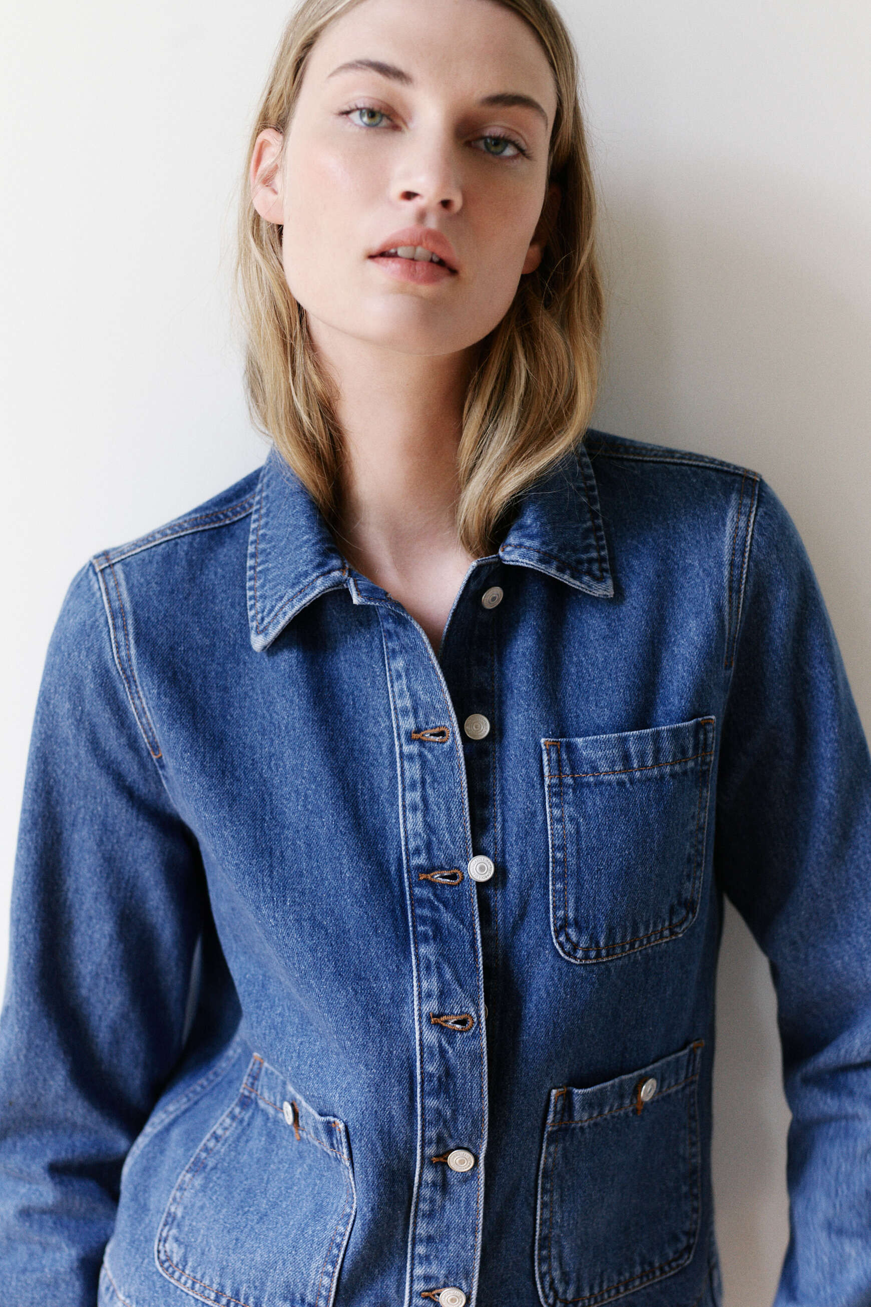 veste mina denim stone femme