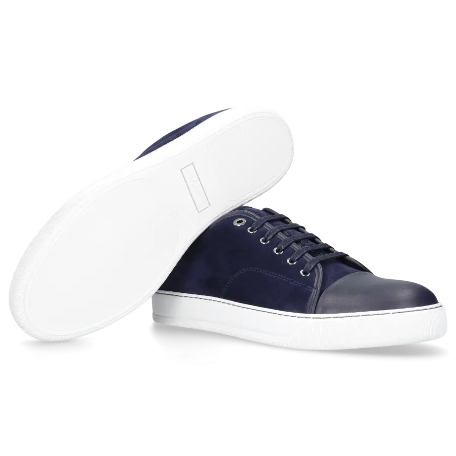 Lanvin - Sneaker low DBB1 Veloursleder - blau