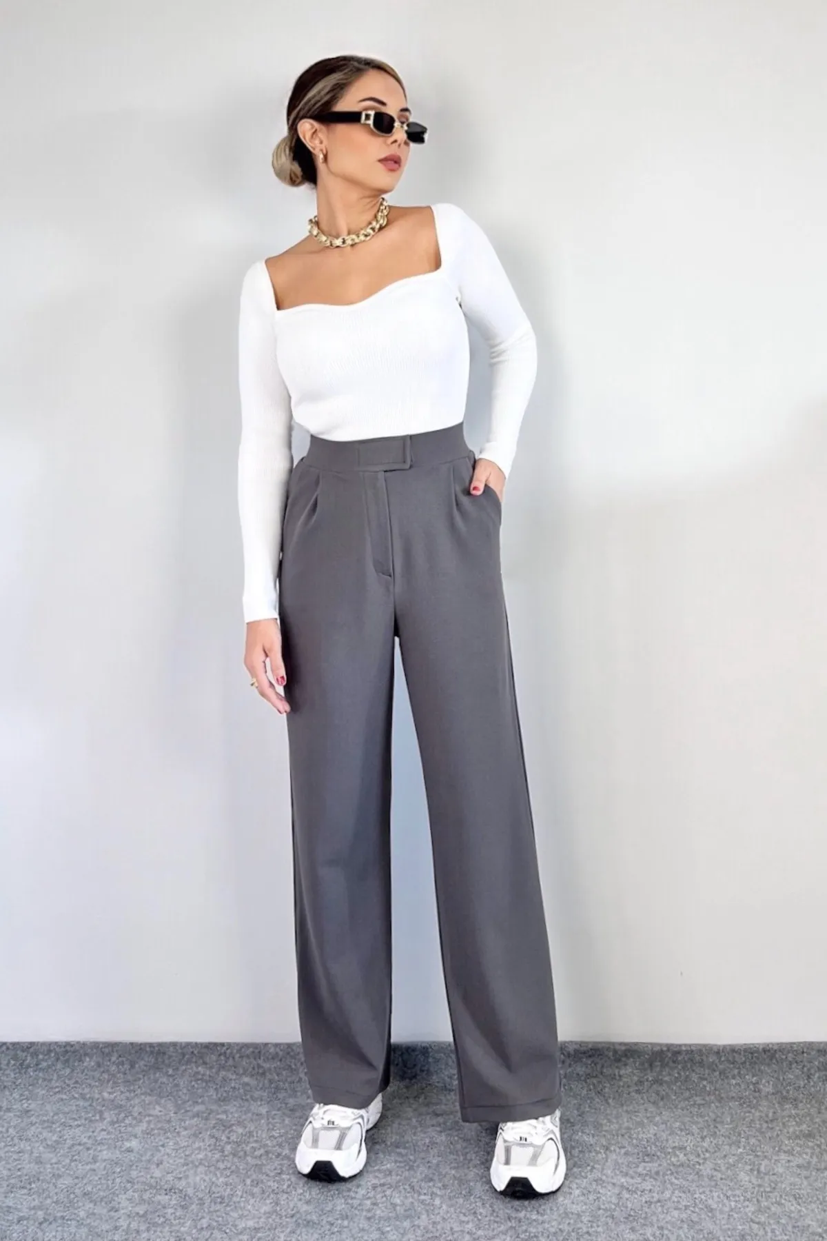Ritnice  Hose - Grau - Relaxed