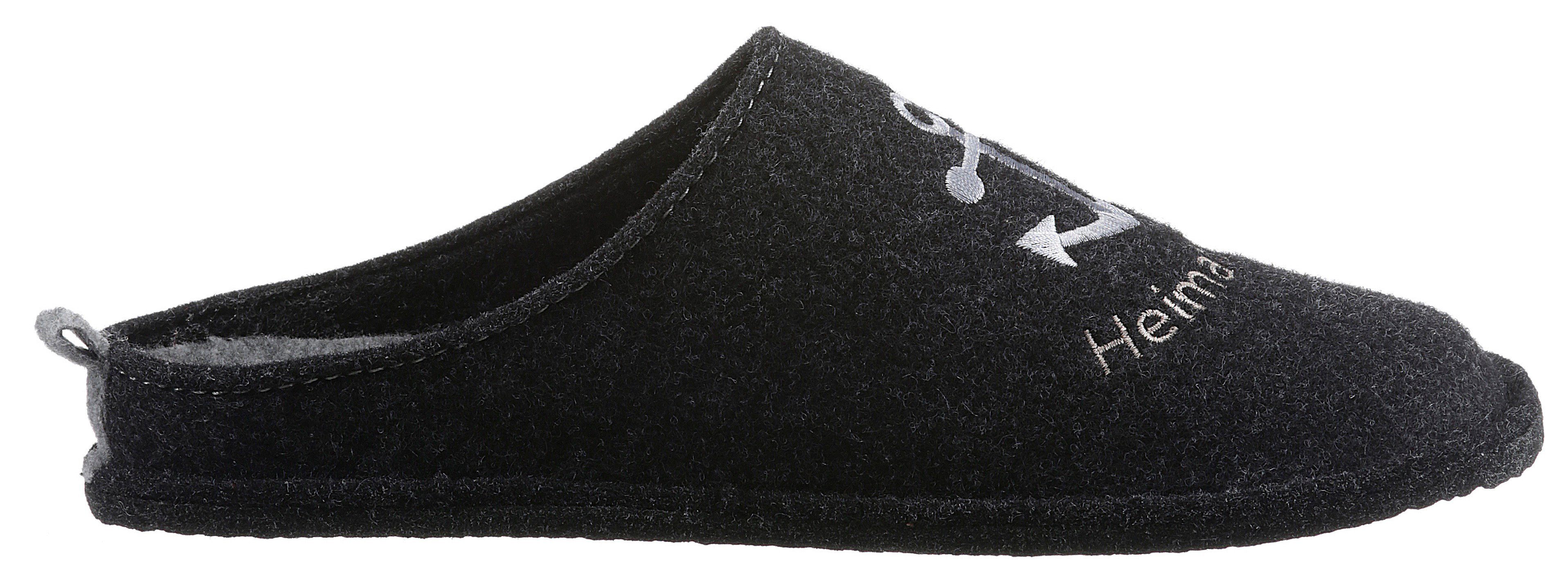 Tofee Pantoffel mit Anker-Motiv