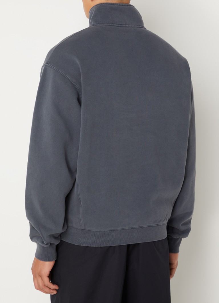 New Amsterdam Surf Association Sweater with half zip and logo