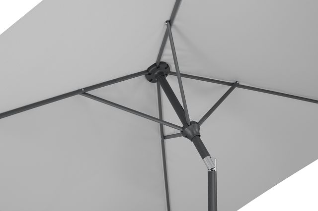 Schneider Schirme Schneider Sonnenschirm Bilbao, ca. 210x130 cm, silbergrau