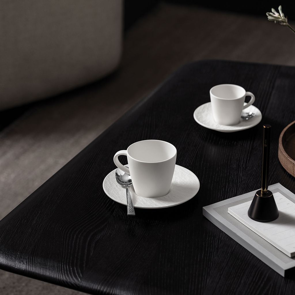 Villeroy & Boch Kaffeeobertasse Manufacture Rock blanc