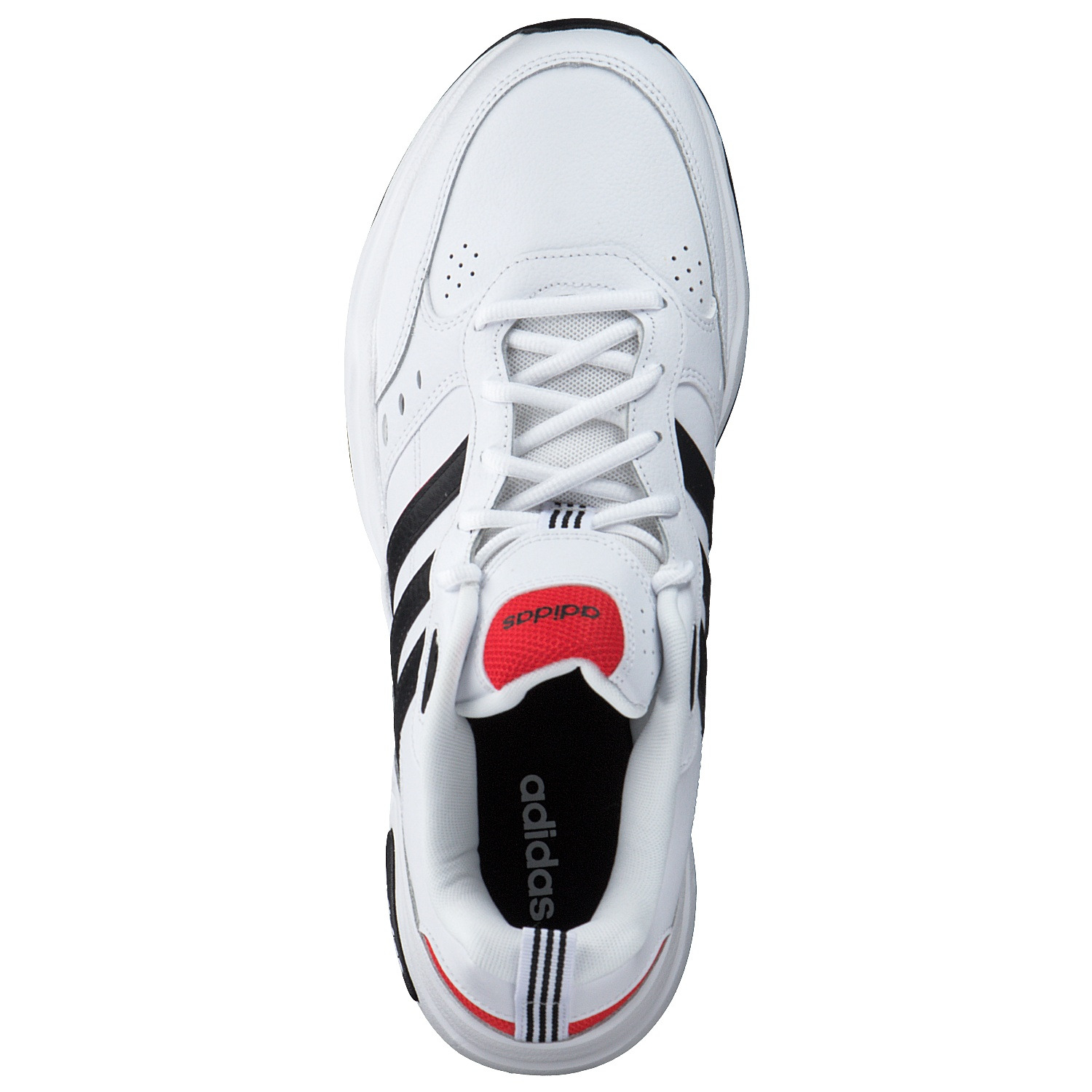 Adidas Core Strutter M, Sneakers Low, Herren, Weiß/Blau/Rot