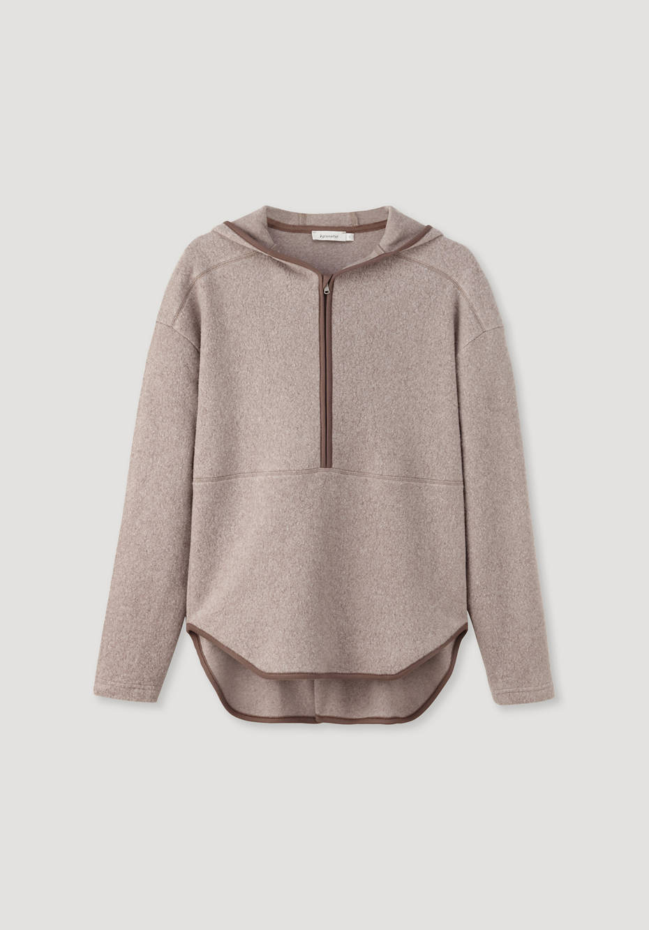 Fleece-Hoodie aus reiner Bio-Baumwolle