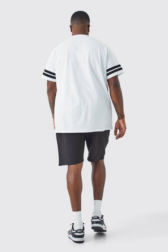 Plus lockere Bm Shorts in Grau