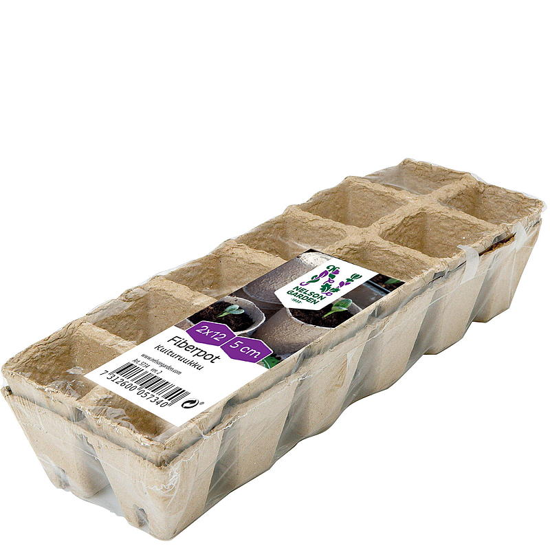 Nelson garden Fiberpotte 2x12-pk 5 cm strips