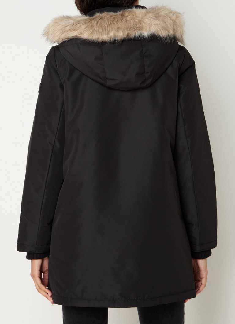 Ralph Lauren polsterēta parka ar noņemamu kapuci un atlokāmām kabatām