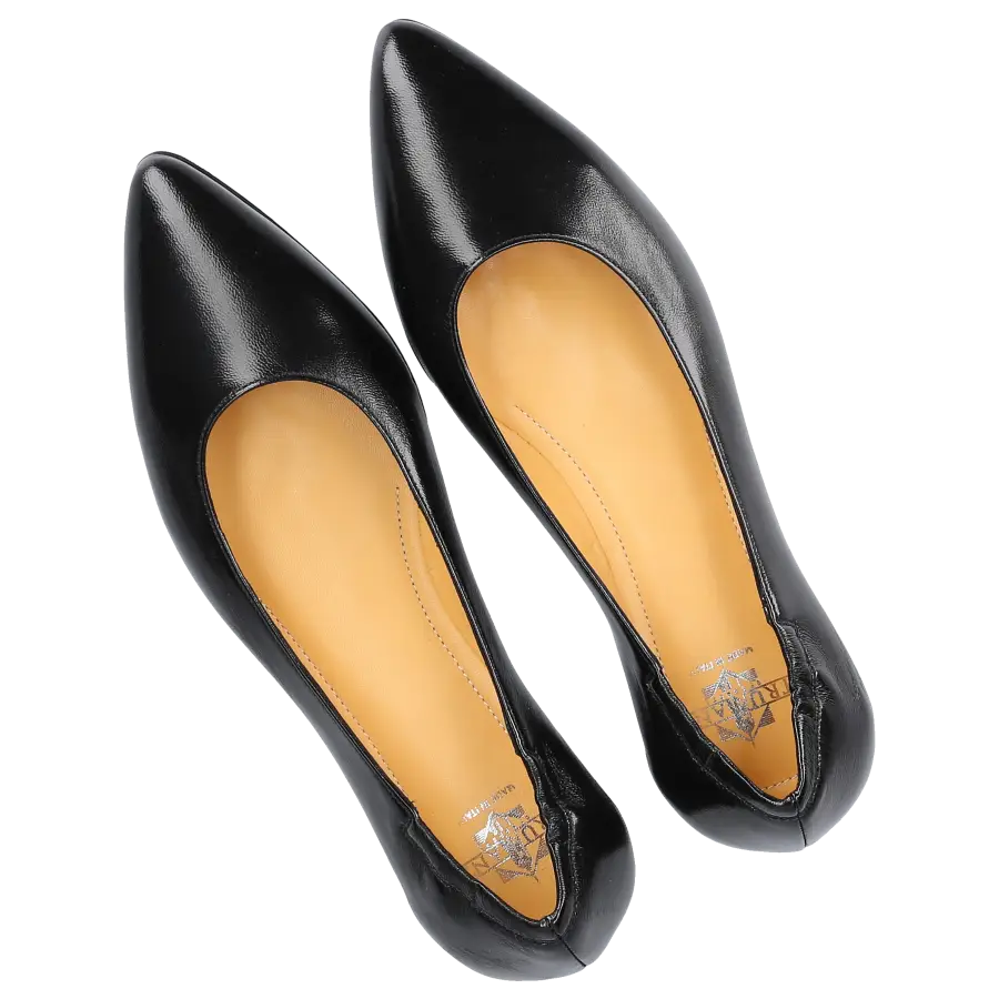 Truman's - Ballerinas 9713 Kalbsleder - schwarz