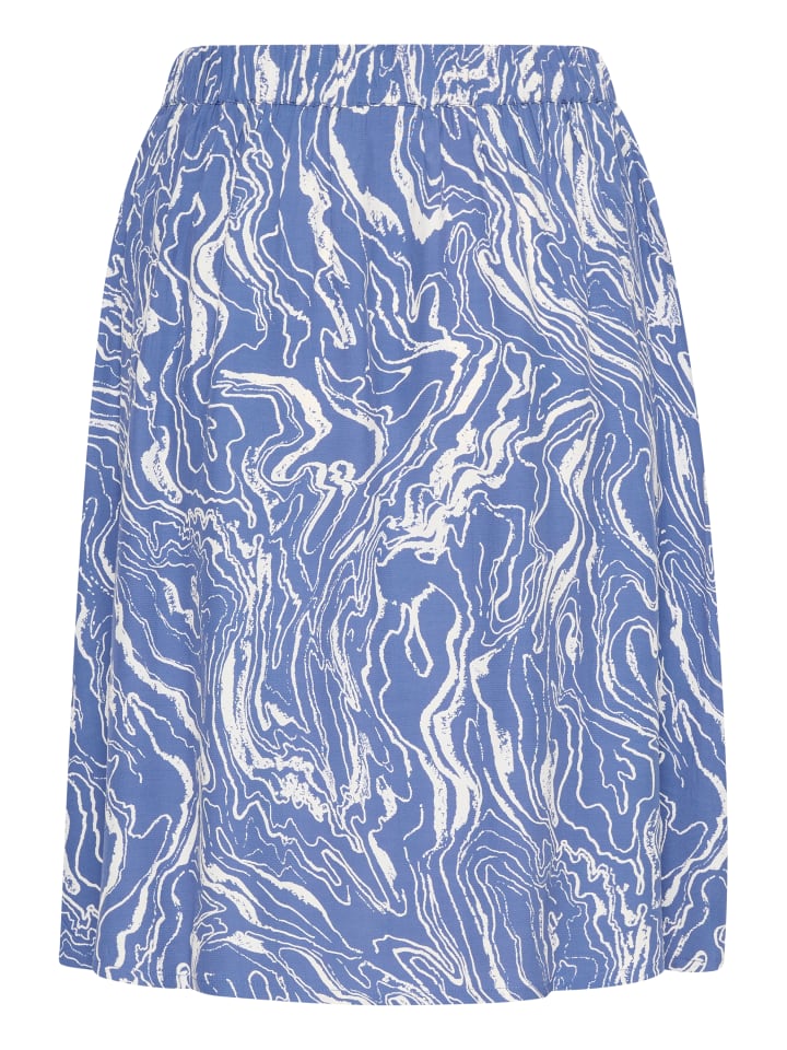Kaffe Rock KAarona in Blue Indigo/White Marbel günstig kaufen