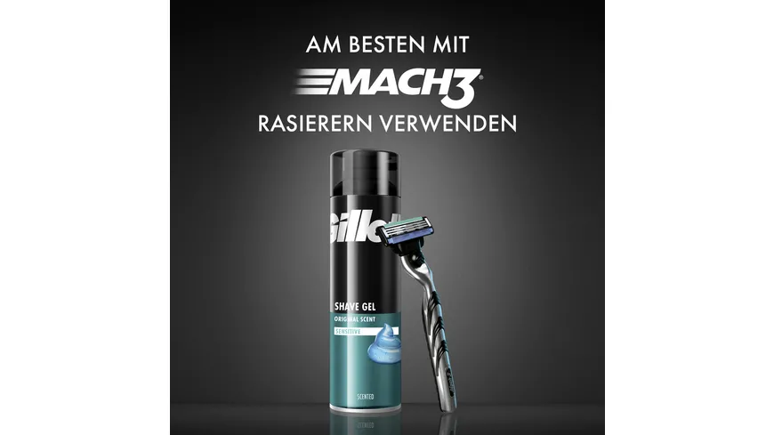 Gillette Rasiergel Sensitive Basis 200 ml 200 ml