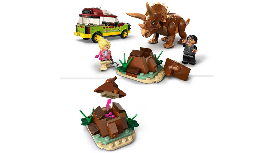 LEGO Jurassic Park 76959 Triceratops-Forschung
