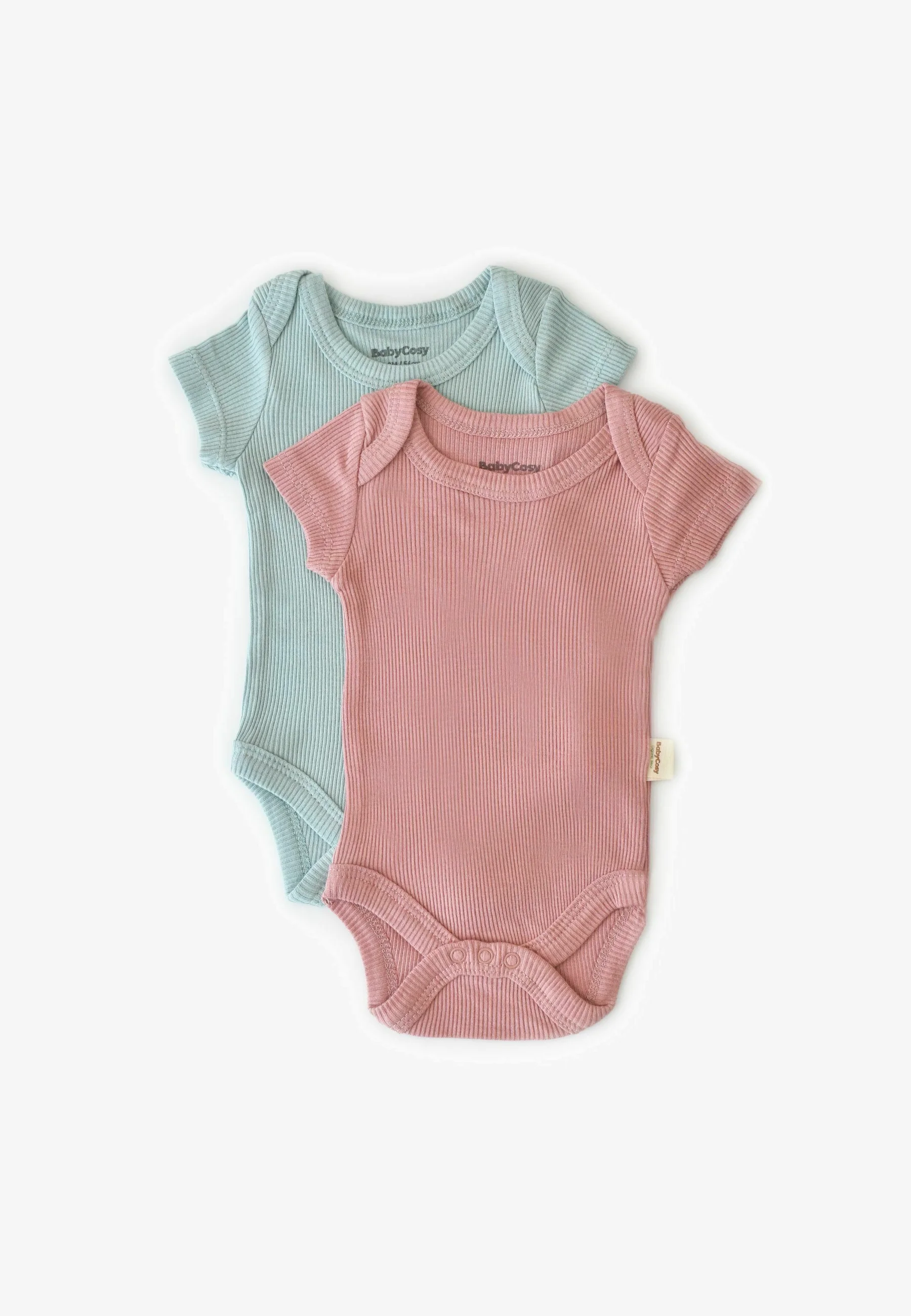 BabyCosy Organic PAQUETE DE 2 MANGA CORTA - Body