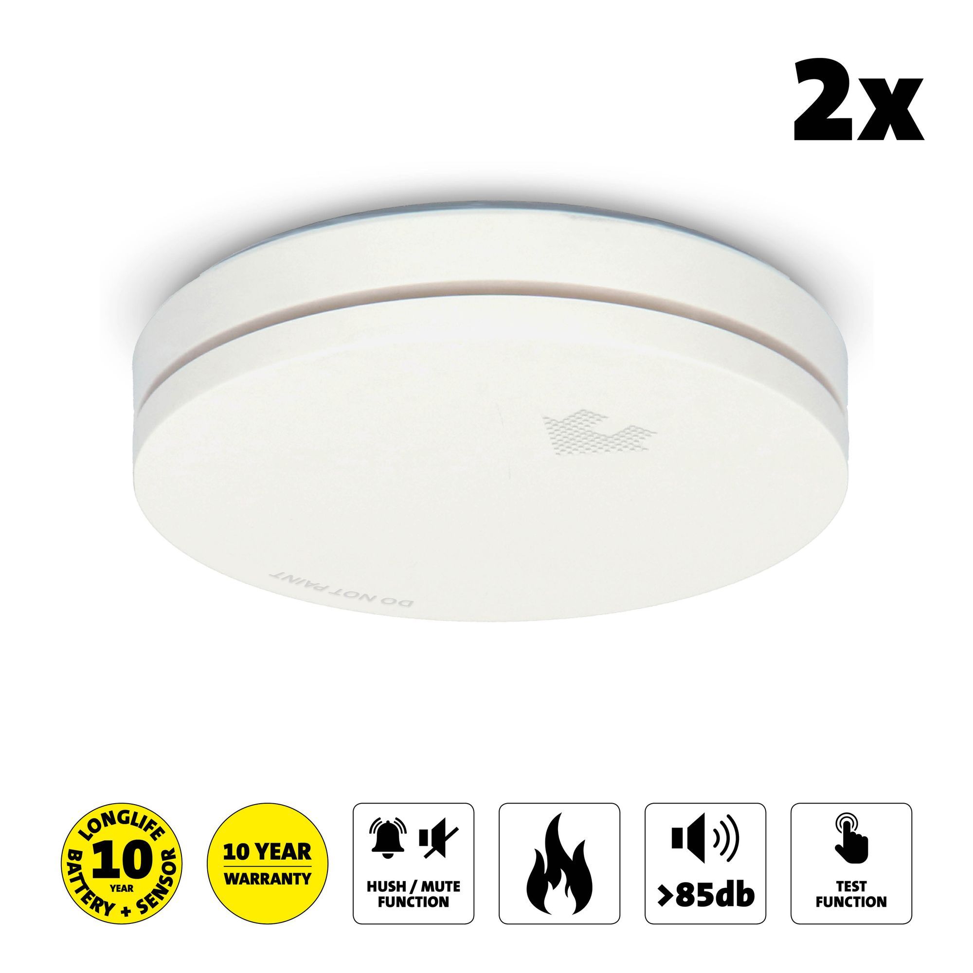 Alecto SA-300 Set von 2 Design Rauchmelder