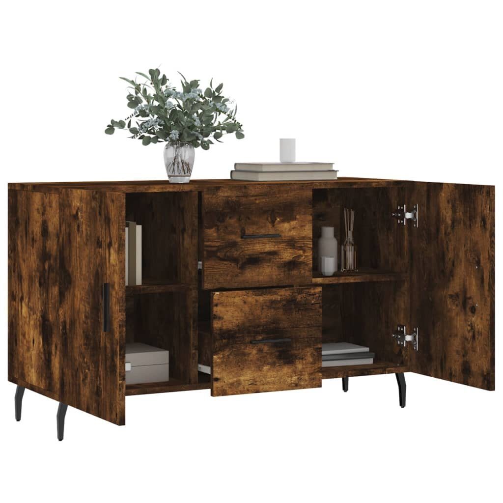 vidaXL Sideboard Sideboard Räuchereiche 100x36x60 cm Holzwerkstoff (1 St)