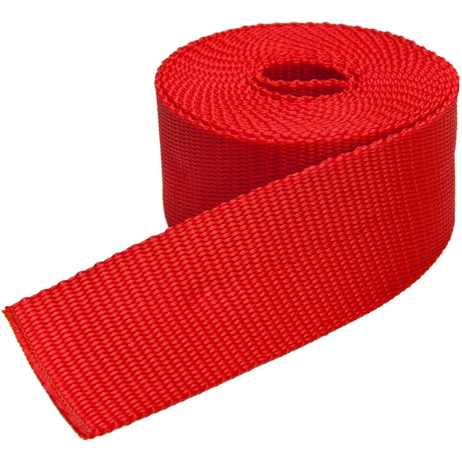 buttinette Taschengurtband, rot, Breite: 4 cm, Länge: 3 m